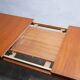 Extendable teak dining table by Gérard Guermonprez for Magnani editions