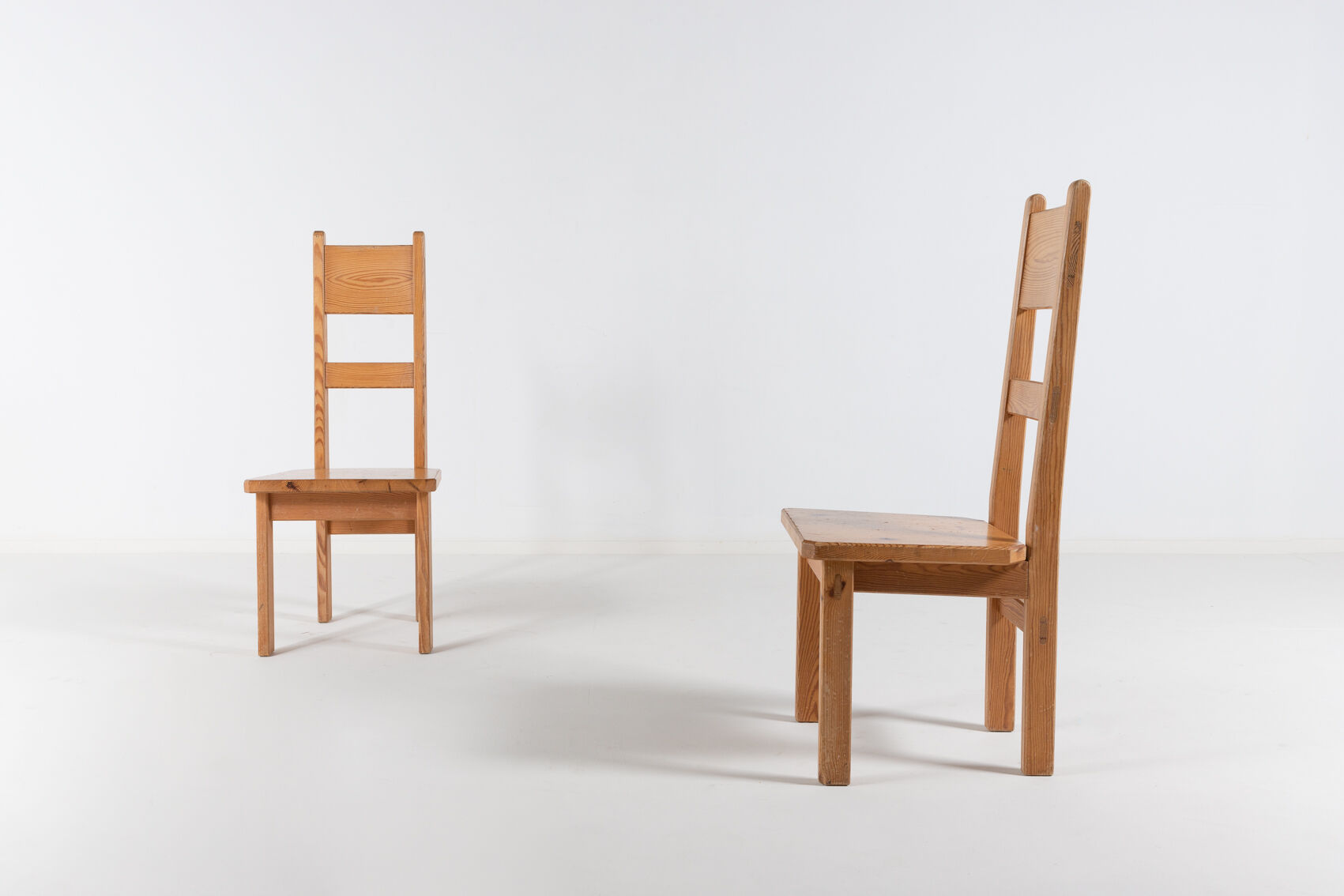 Set of 6 pine chairs by Roland Wilhelmsson for Karl Andersson & Söner Sweden 1960