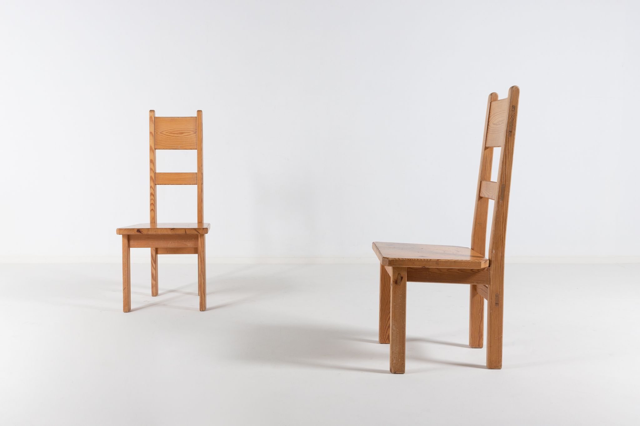 Set of 6 pine chairs by Roland Wilhelmsson for Karl Andersson & Söner Sweden 1960