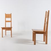 Set of 6 pine chairs by Roland Wilhelmsson for Karl Andersson & Söner Sweden 1960