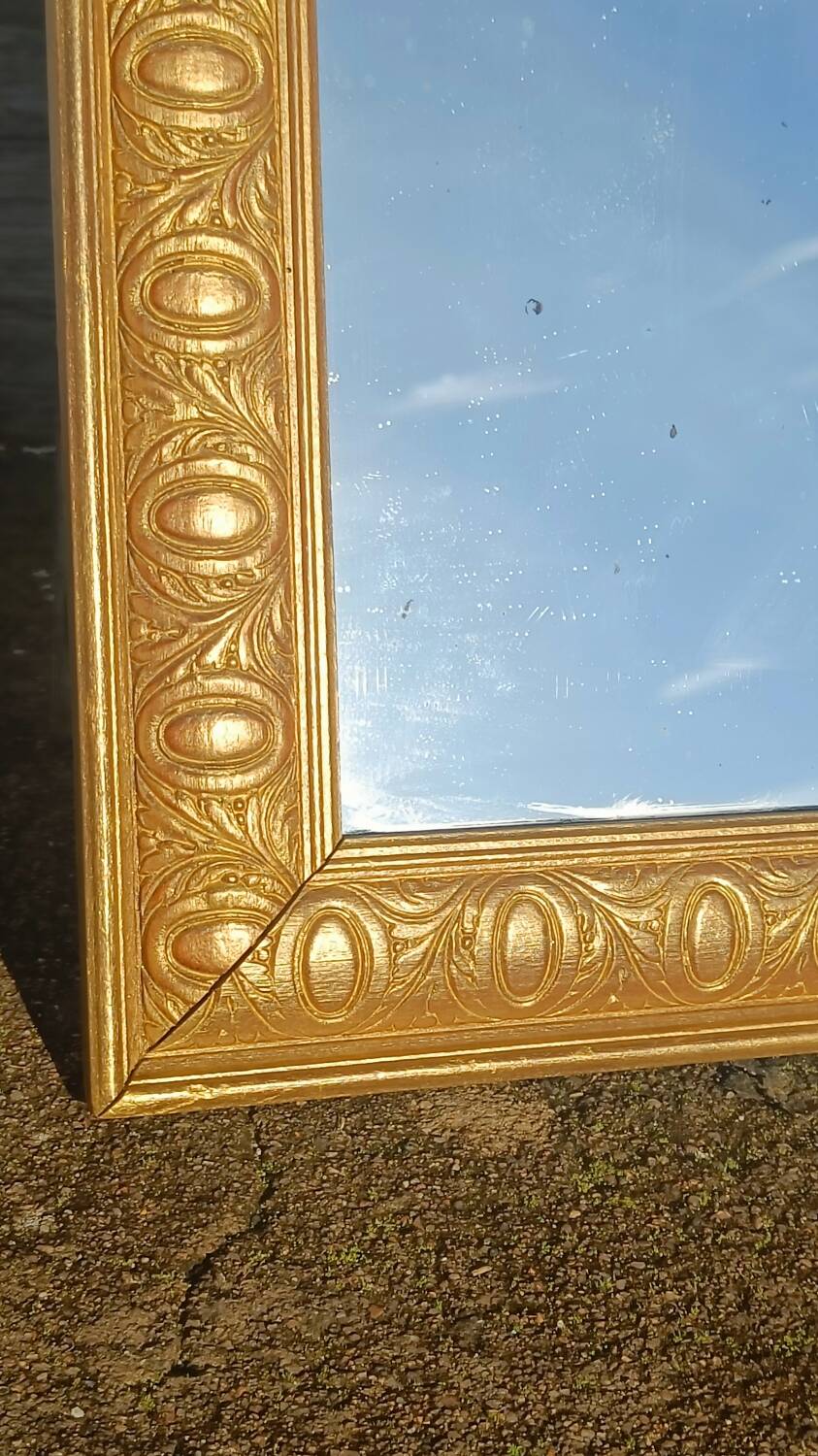 Antique gilded mirror