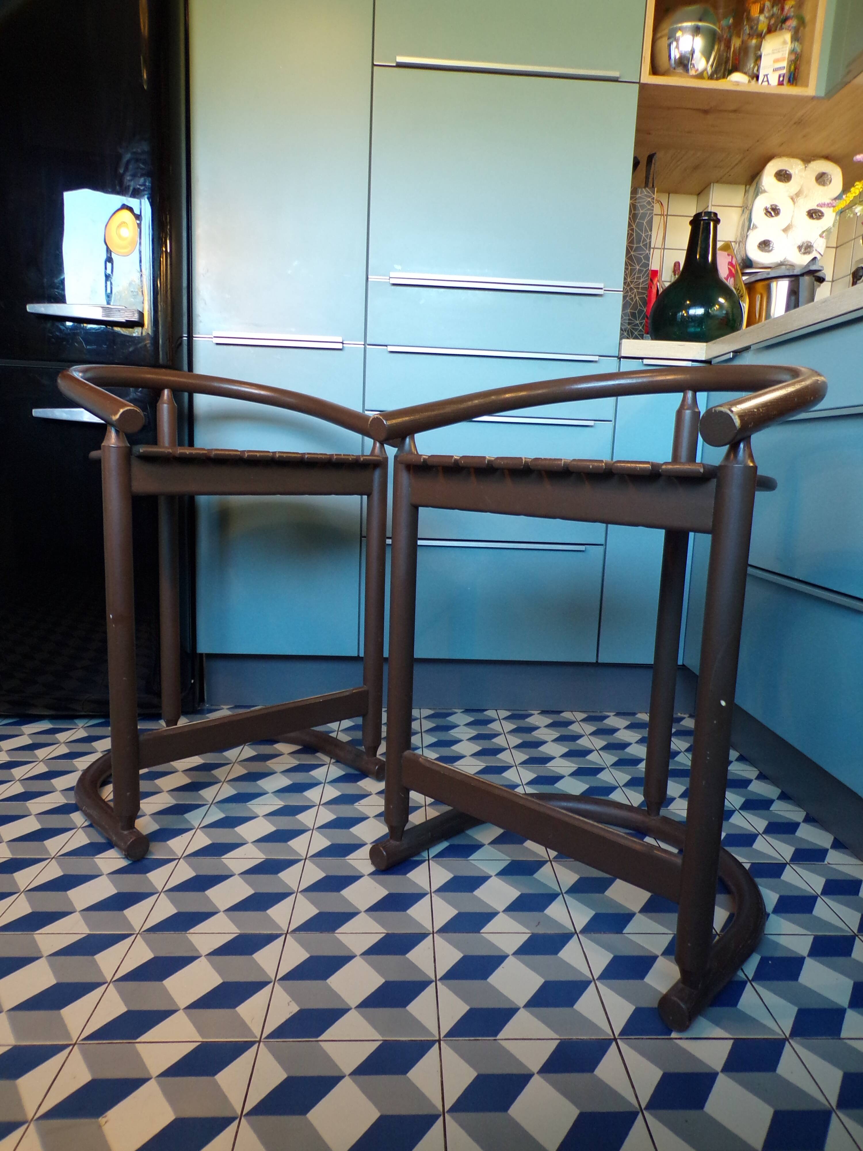 Pair of Allmilmö bar stools