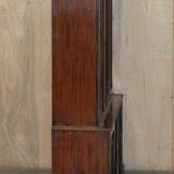 Victorian library mahogany frame embossed leather