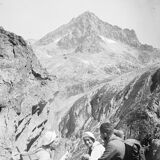 Ilford 310 black and white baryta paper silver photo MOUNTAIN ALPINISM 40x60cm