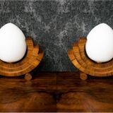 Paire de lampes de table, Pologne, années 1950