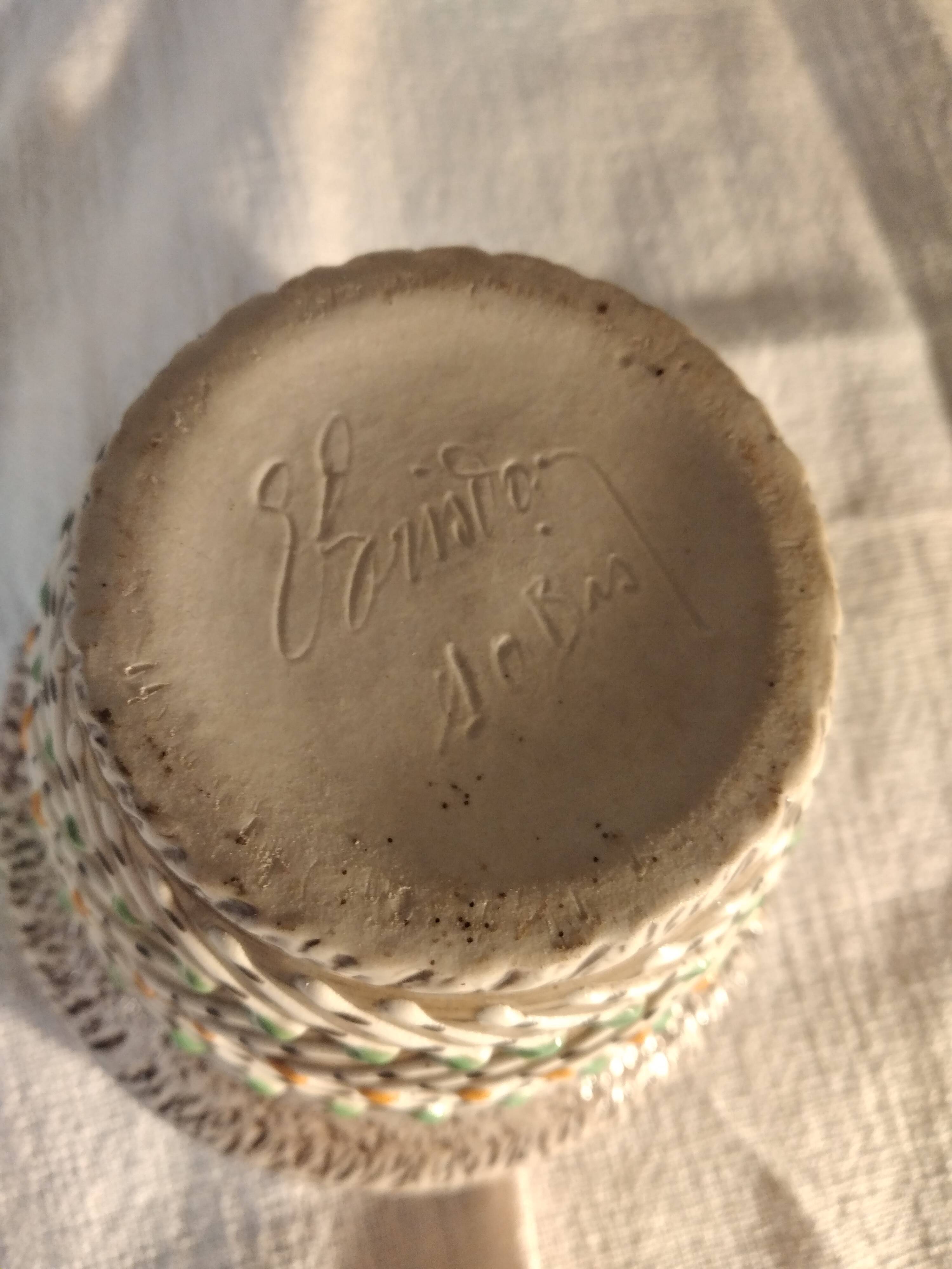 Lucien Brisdoux vase or pocket emptier