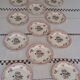 Assiettes à dessert Bernardeaud Limoges _Compagnie des  Indes
