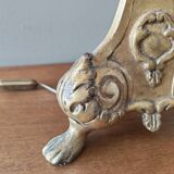 Golden wooden lamp base