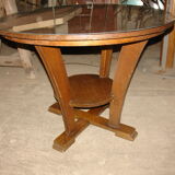 End table in oak era Art Deco