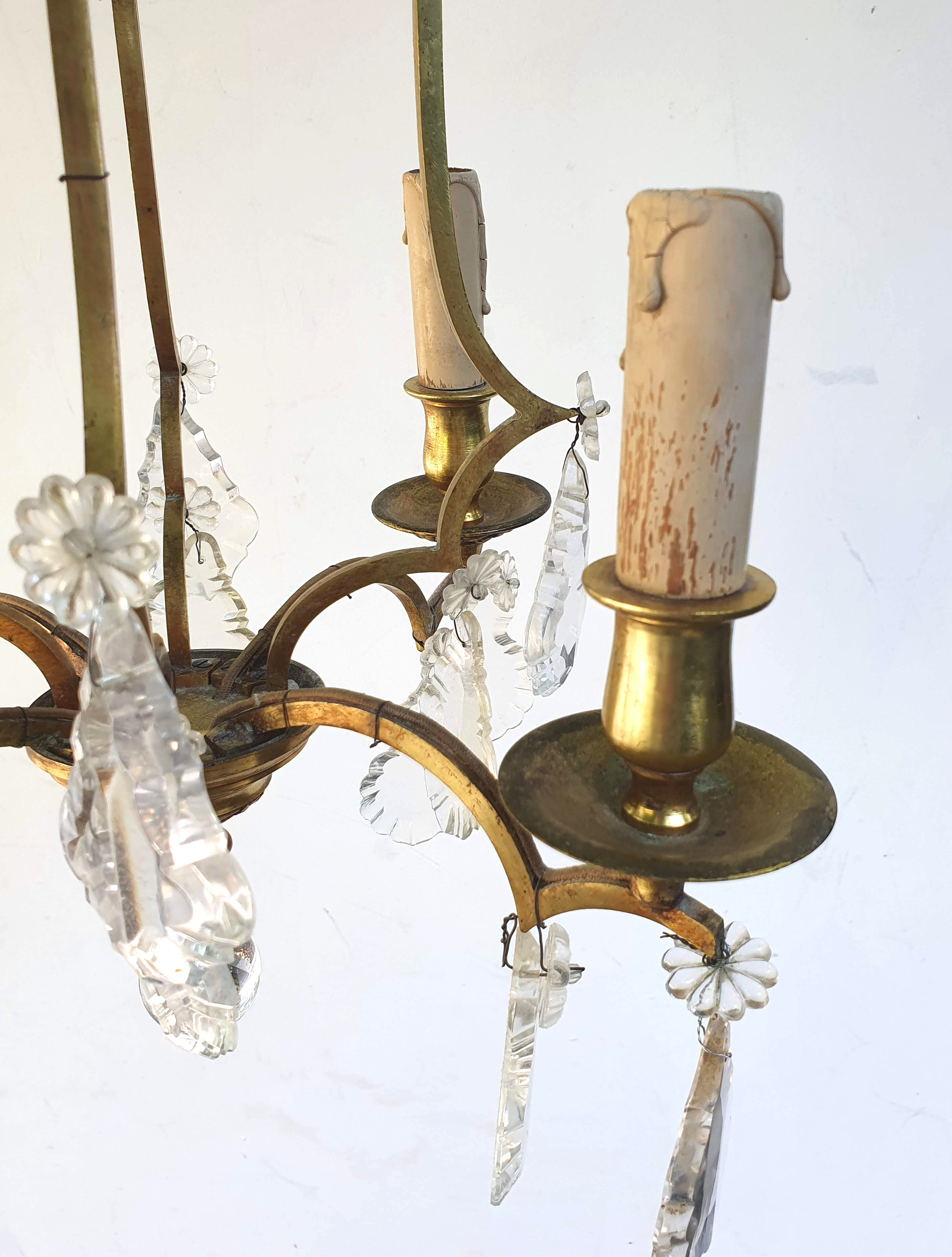 Chandelier cage with Pampilles louis XV style