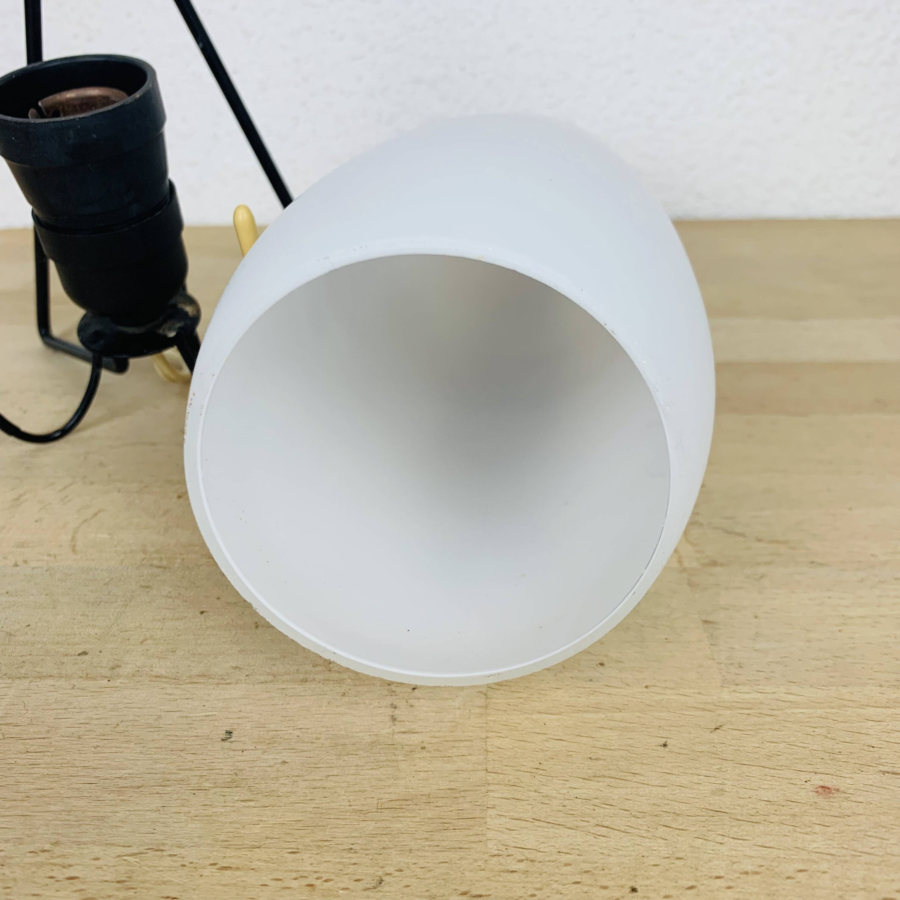 Louis Kalff wall lamp from the 50s, opaline