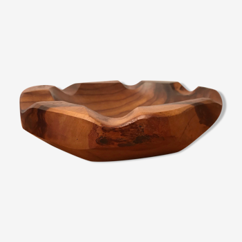 Large ashtray, empty pocket, olive wood