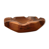 Large ashtray, empty pocket, olive wood