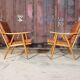 Paire de fauteuils Thonet modèle Boomerang