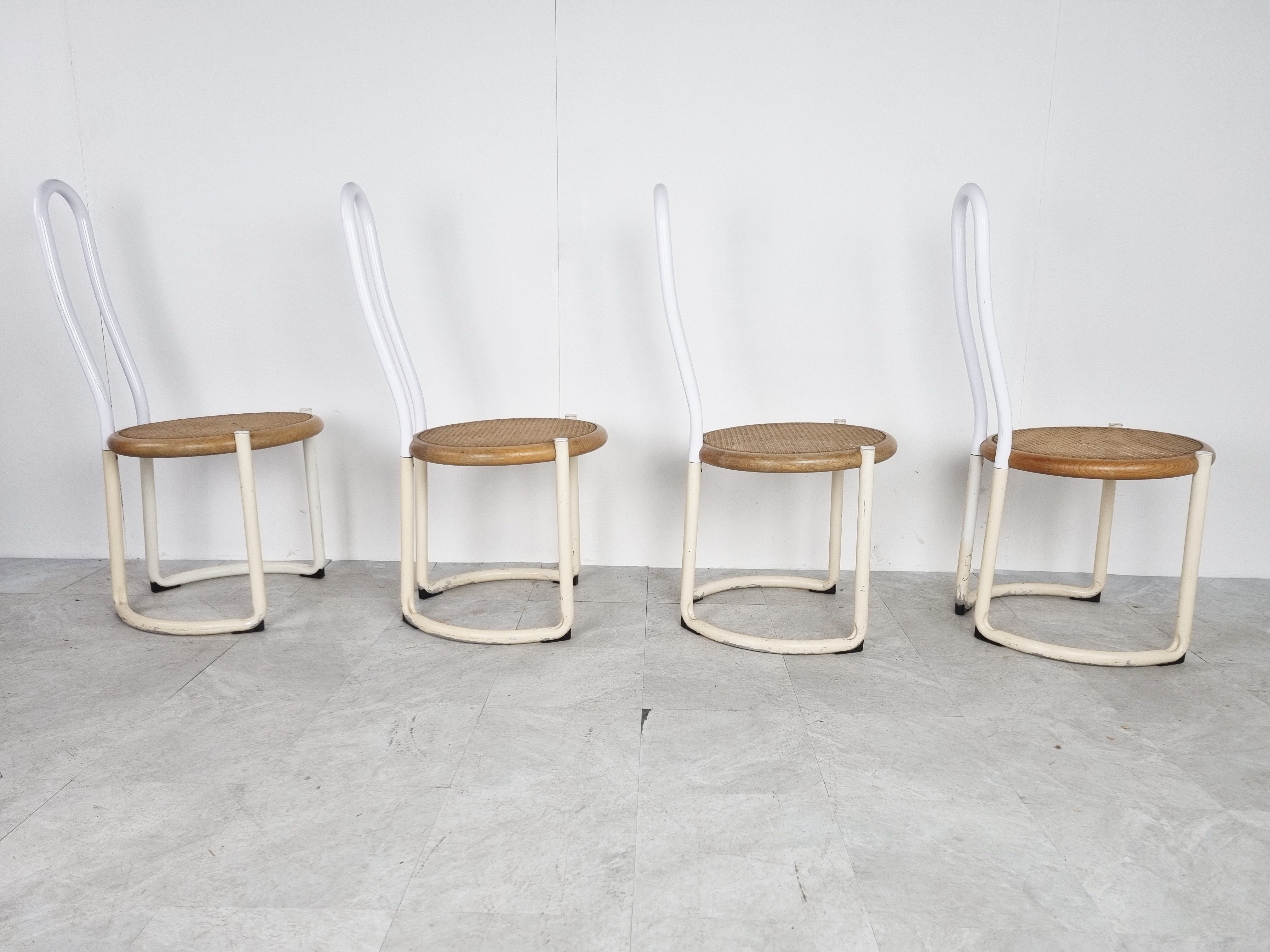 Vintage postmodern dining chairs, 1960s