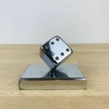 Art Deco sculpture in chrome metal