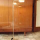 Modernist brass floor lamp deknudt 1970 vintage