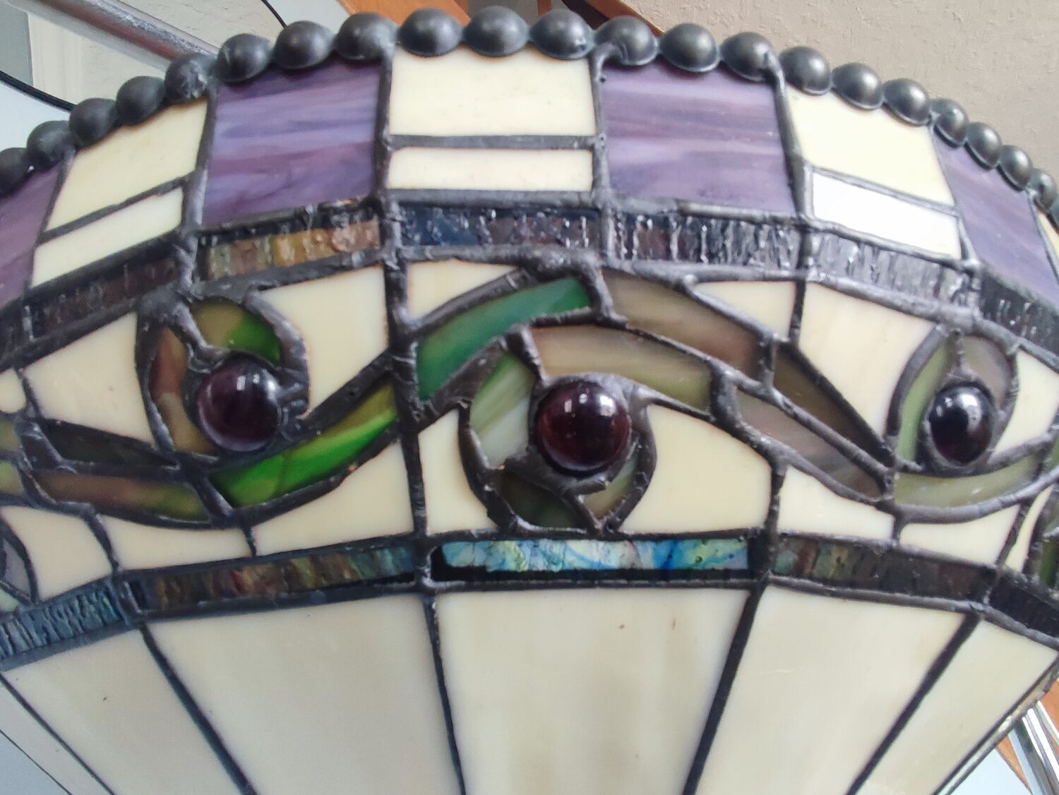 Vintage Tiffany style ceiling lamp