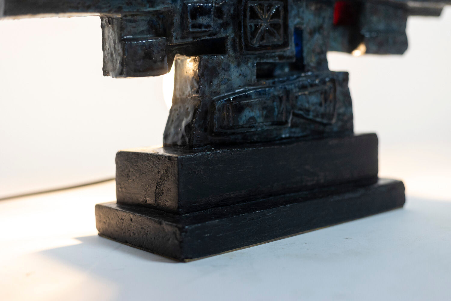 Auguste Harzic, Ceramic and glass sculpture, year 1968