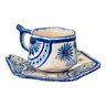 Service à thé ou café en porcelaine de Quimper signé Henriot de 76