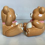 Pair of brown bear bookends