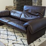 De Sede sofa DS-1023 year 70 in brown leather