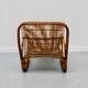 Rattan armchair, Italy, 1950s