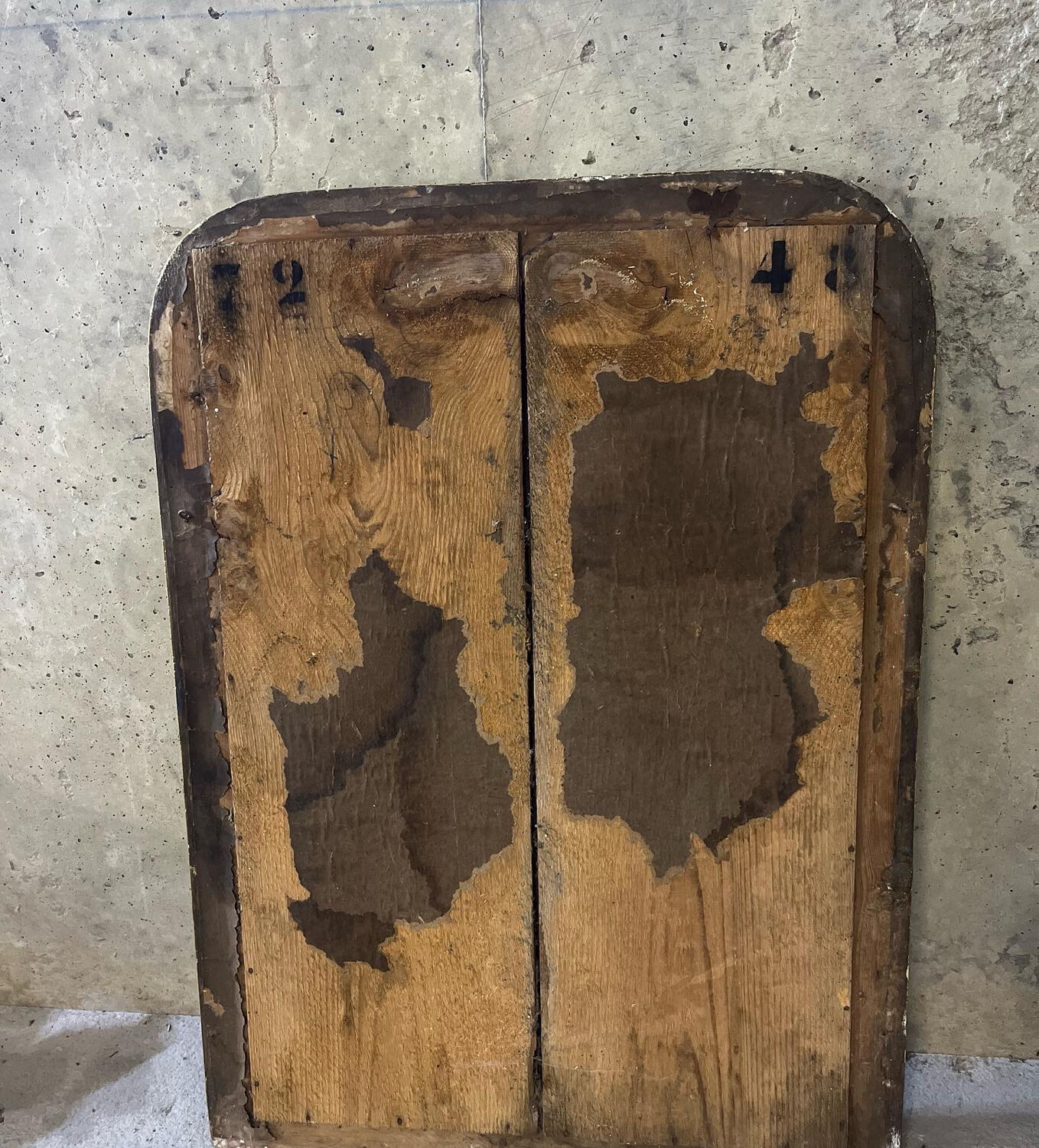 Antique mirror Louis Philippe 90x66 cm