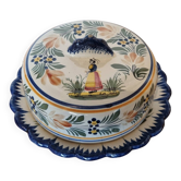 Henriot Quimper Brittany Butter Dish 1950/60