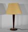 Mahogany and Brass lamp,1950