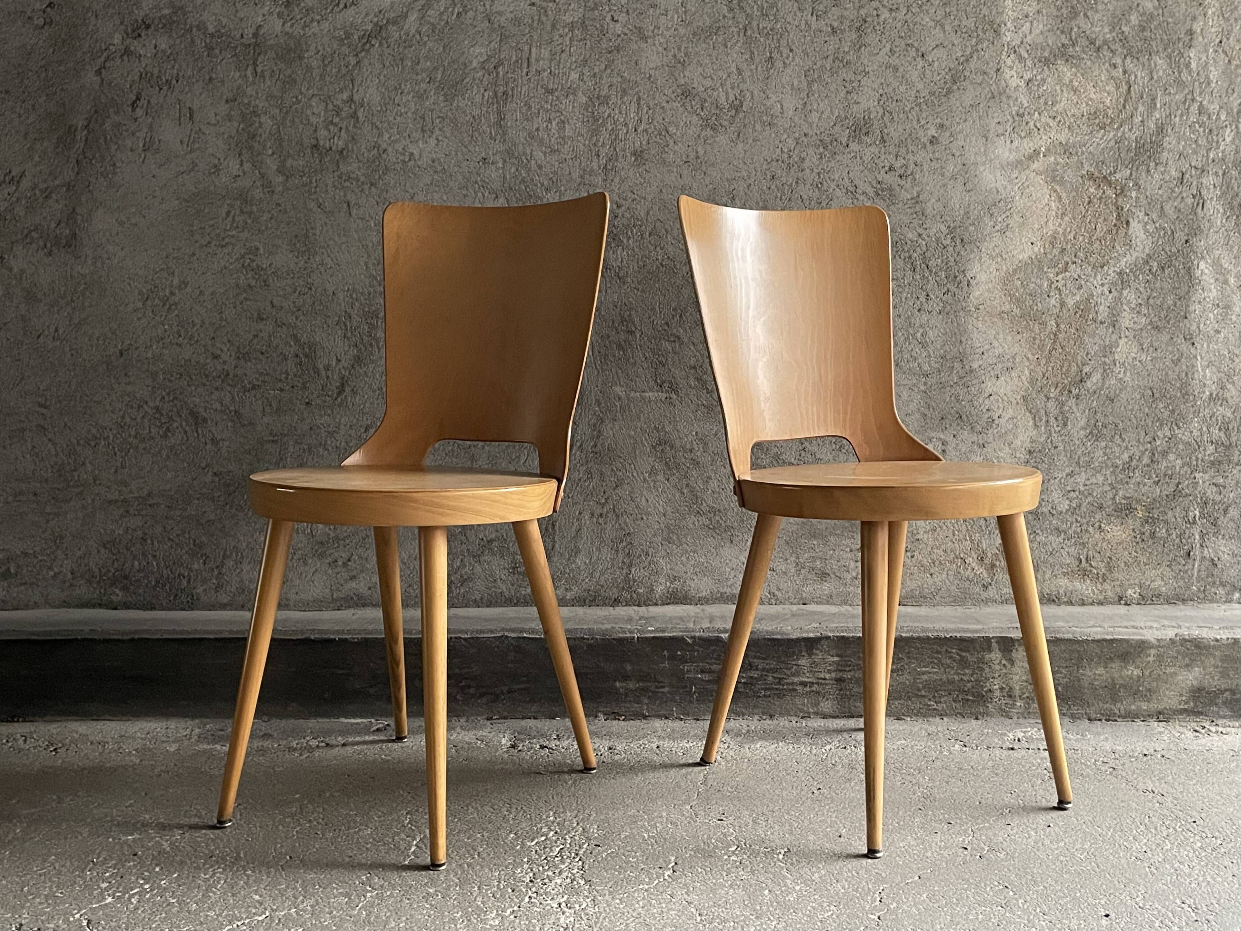 Pair of Dove model bistro chairs