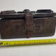 Touareg jewelry box in wood and leather pushed back 13.5 cm