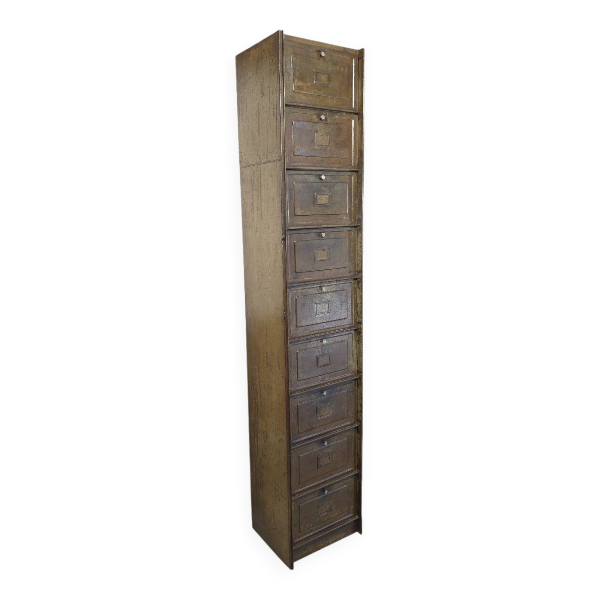 Large metal cabinet with flaps, Strafor or Ronéo style