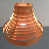 Wooden Lamella Ceiling Lamp by Hans-Agne Jakobsson for Hans-Agne Jakobsson AB Markaryd, 1960s