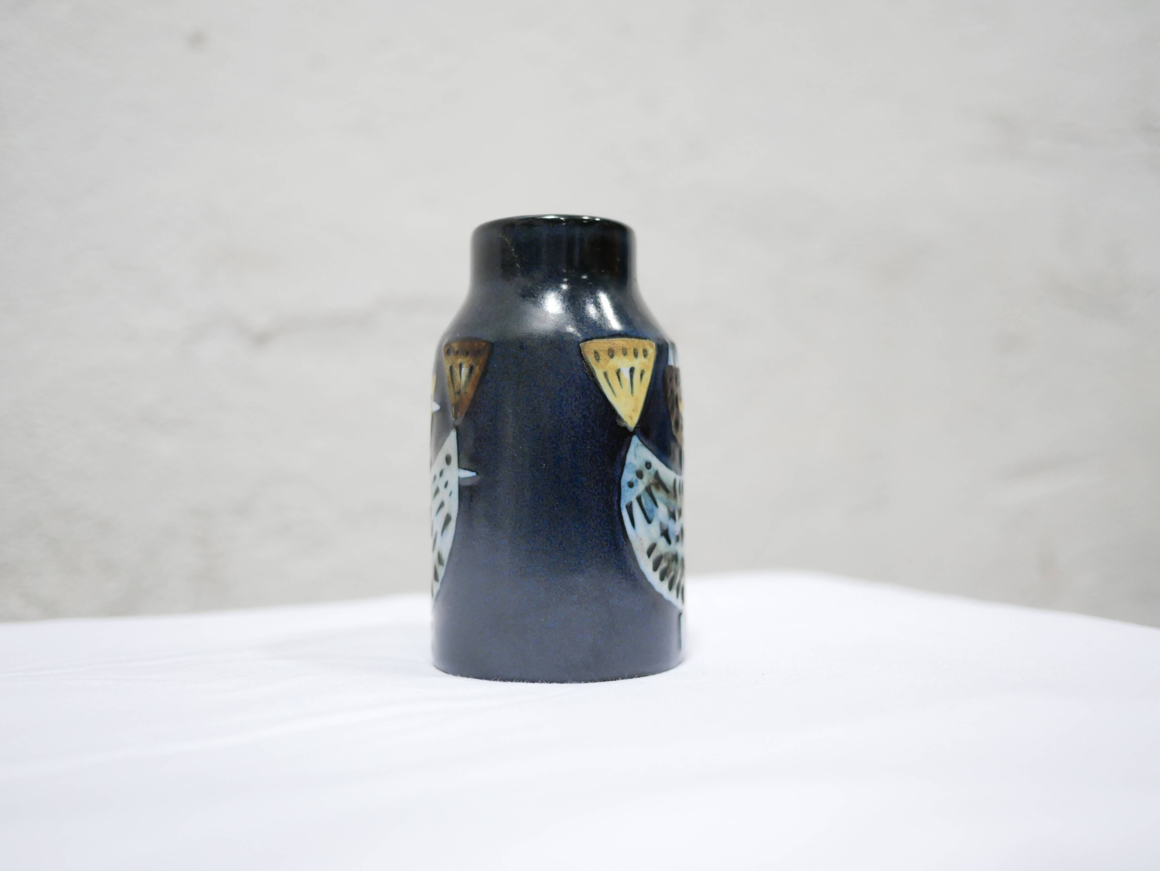 Vintage Scandinavian ceramic vase by Lisa Larson for Gustavsberg