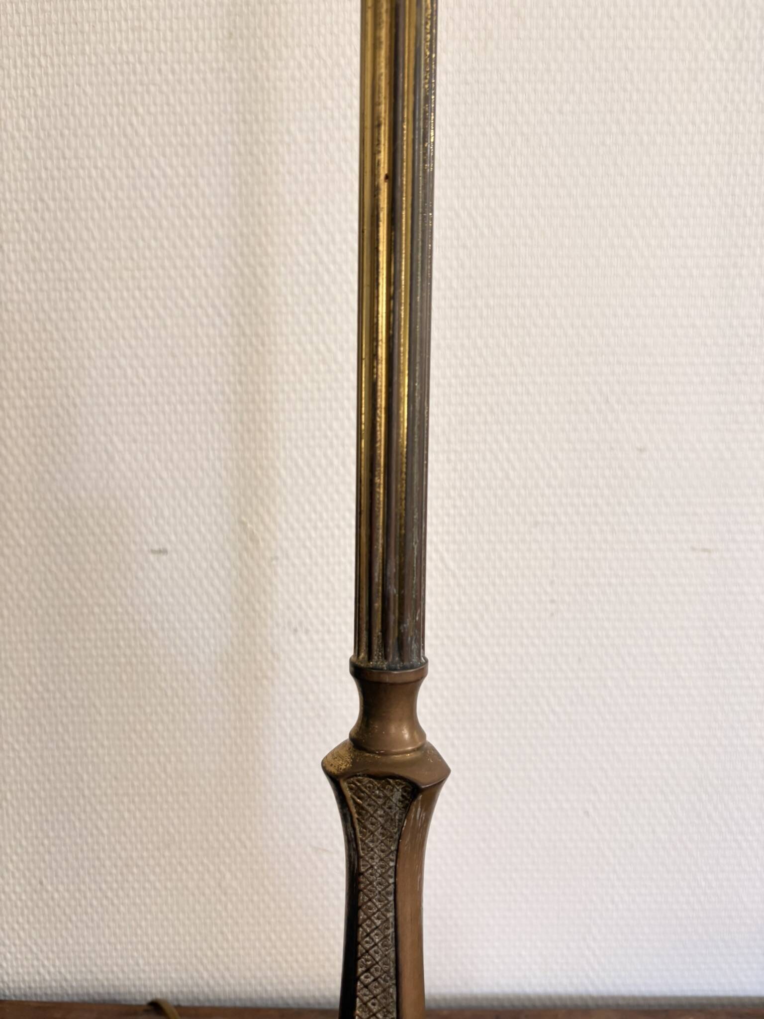 Brass Lamp Base Vintage Louis XV Empire Style Claw Feet