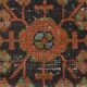 3x11 Vintage Terracotta Oriental Pattern Turkish Runner Rug, 89x342Cm