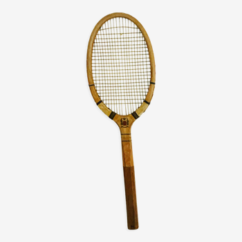 Raquette de tennis vintage en bois
