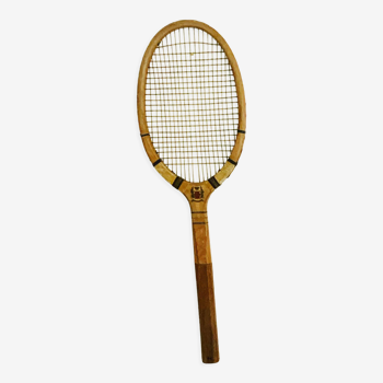 Vintage wooden tennis racket