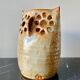 Vase vintage en céramique figurant une chouette