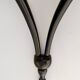 Pair of Black Wall-Mounted Console Tables / Nightstands attr. to Ulrich
