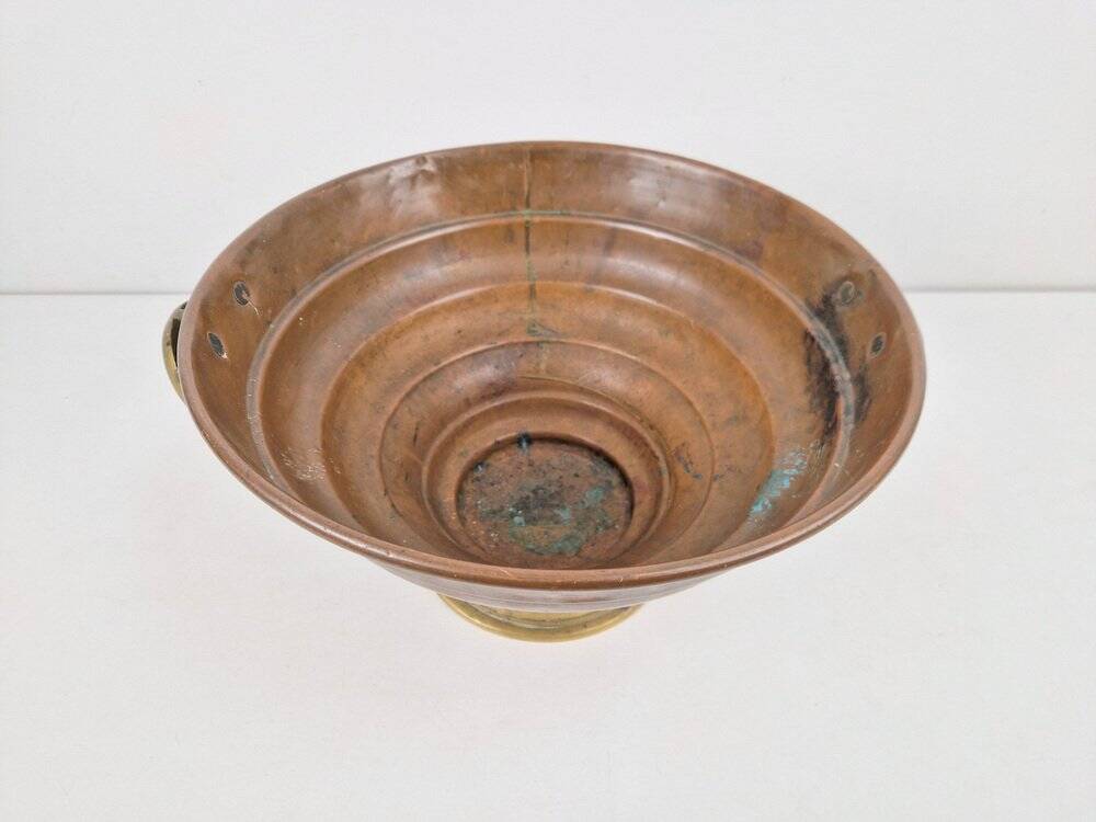 Vintage Copper and Brass Champagne Cooler, France, 1950s