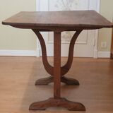 Table lyre pliante dite de vigneron