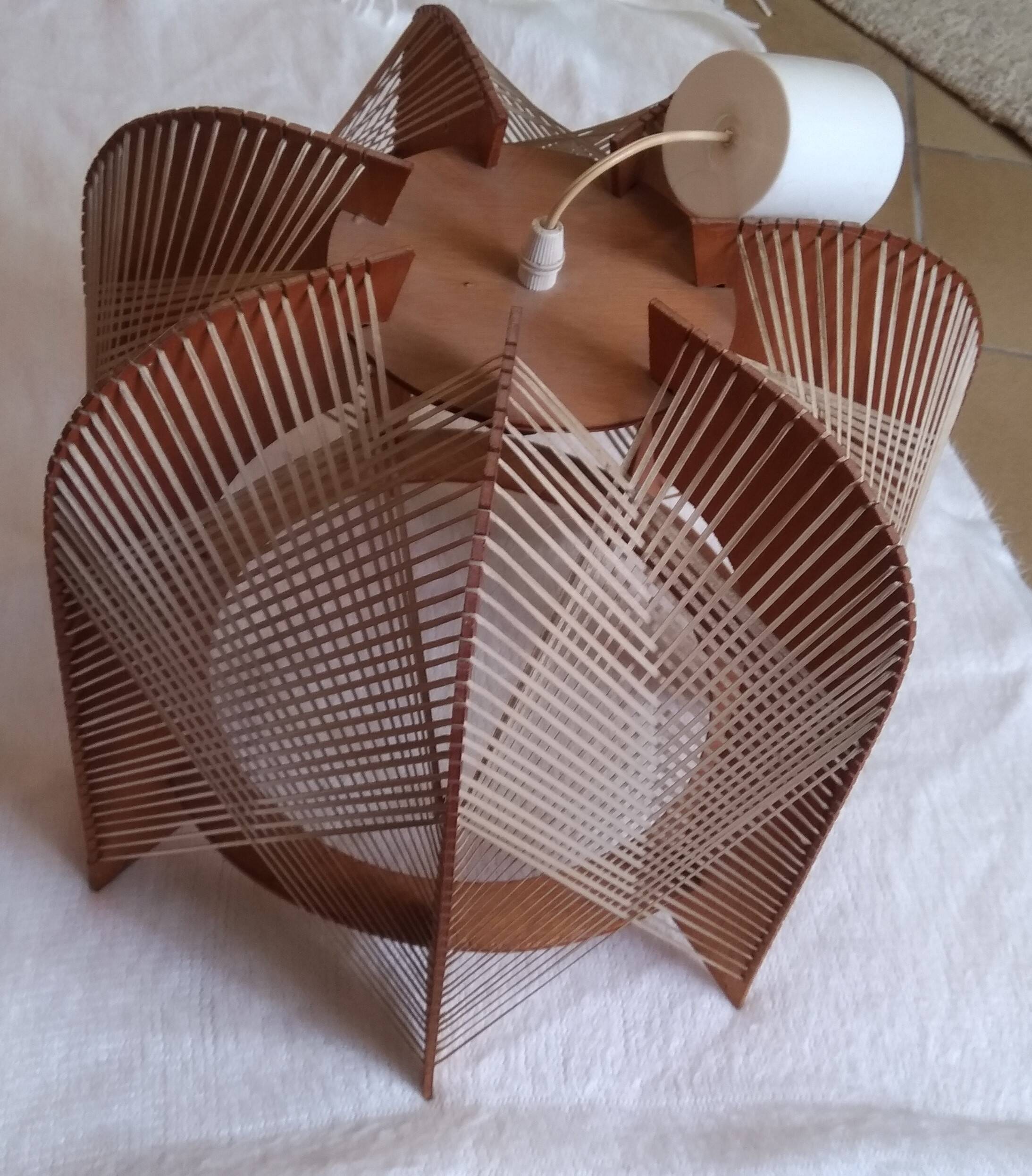 Vintage 1960s Scandinavian pendant light