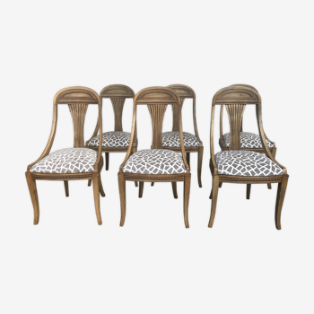 Lot of  6 chairs gondola