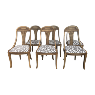 Lot of  6 chairs gondola