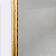 Miroir monumental Louis Philippe du XIXe siècle avec cadre fin
