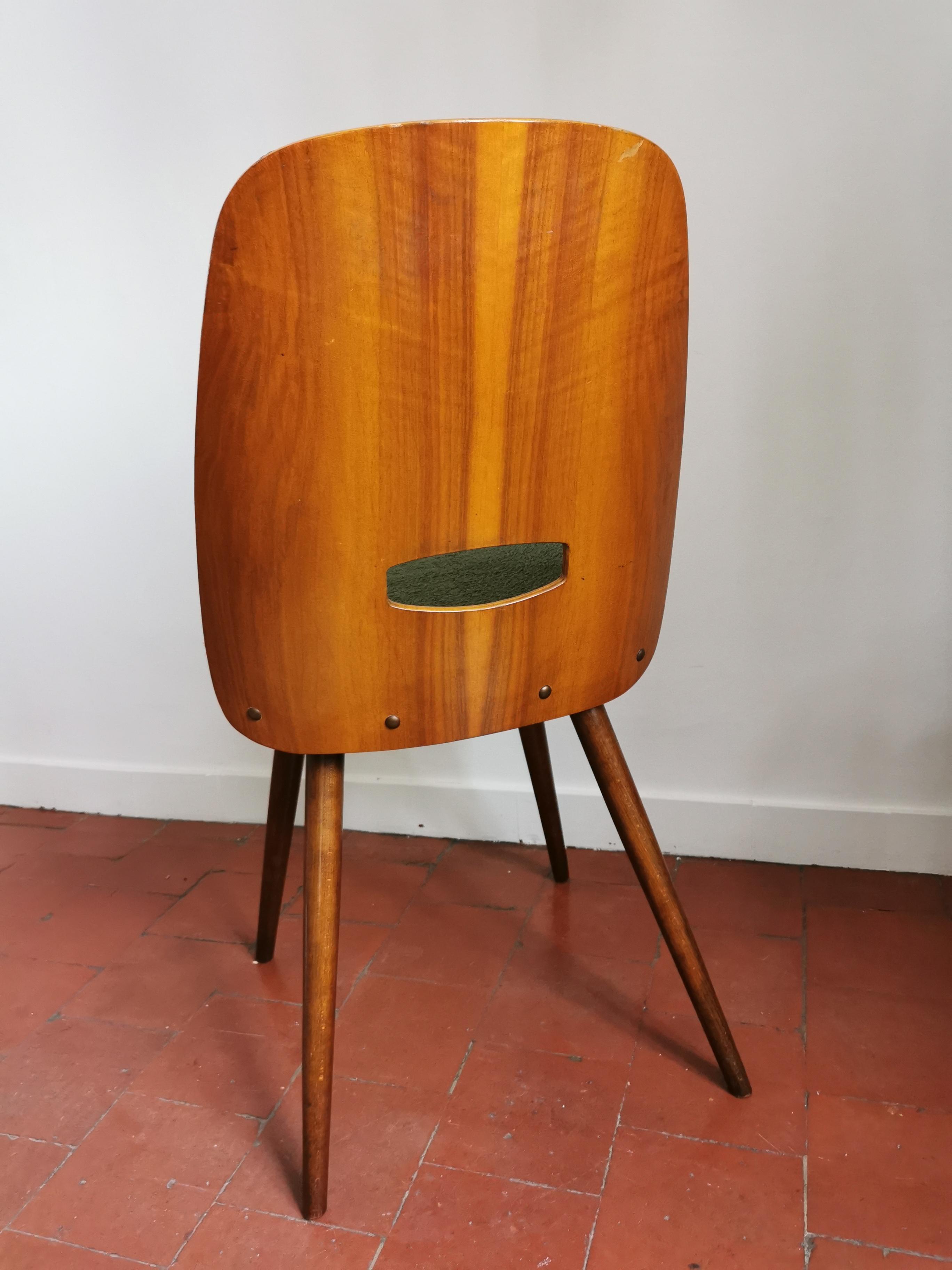 Chaise du designer tchèque F. Jirak pour Tatra 1960