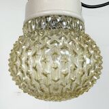 Vintage White Porcelain Pendant Light, 1970s
