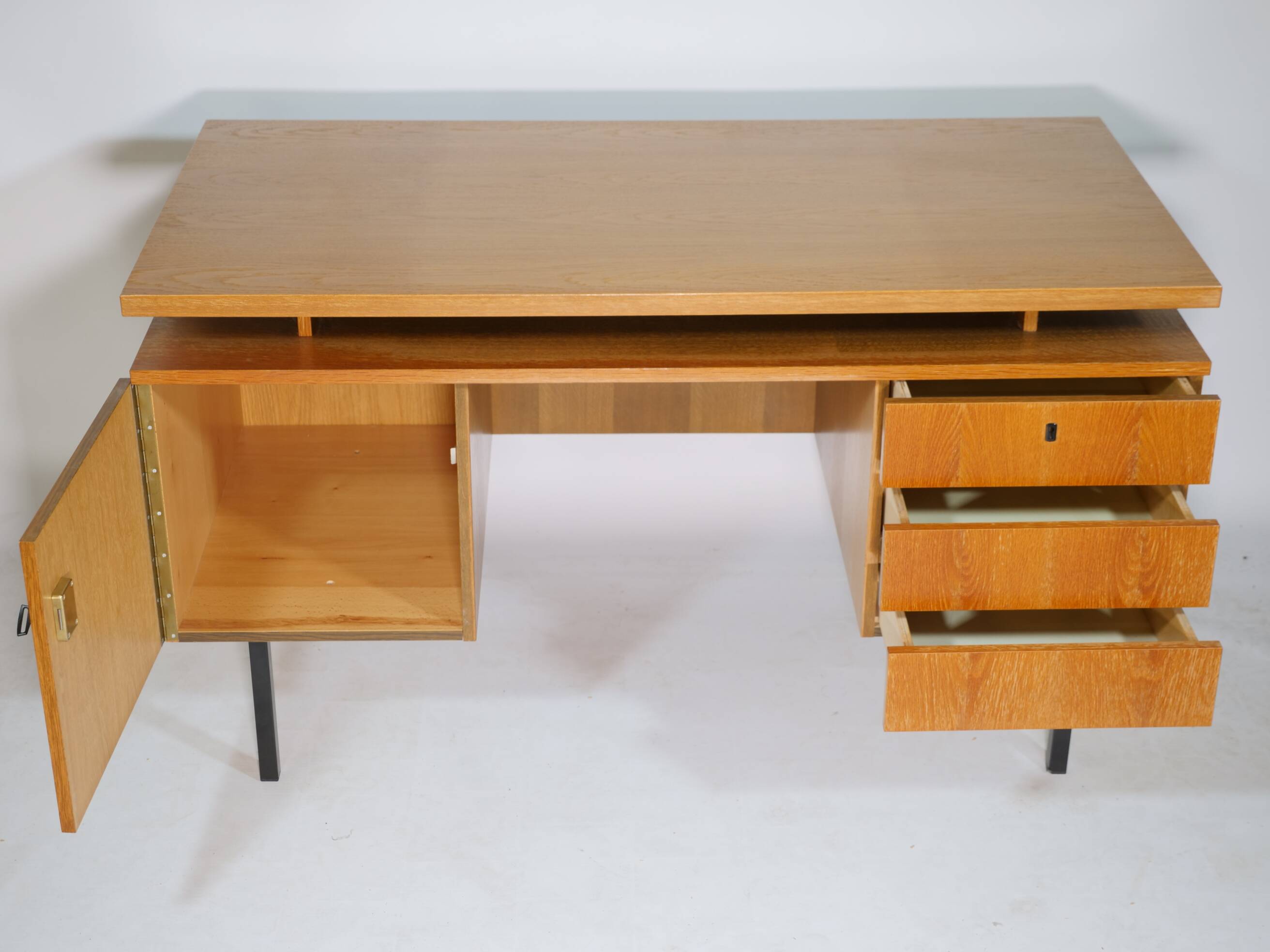 Mid-Century Design Teak Desk 1960s Office Table